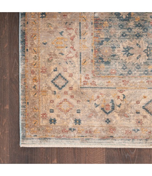 Nourison Luxurious Ivory Blue LRS03 10 ft. X 13 ft. Rect. Rug