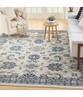 Nourison Home Nourison Essentials Ivory Blue Rug NRE05 10 ft. X 14 ft. Rectangle - Rugs Town Nourison Home Nourison Essentials Ivory Blue NRE05 10 ft. X 14 ft. Rectangle Rug