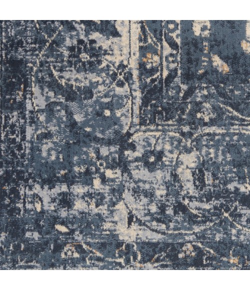 kathy ireland Home Malta Area Rug MAI11-Navy