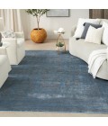 Nourison Luxurious Blue LRS01 8 ft. X 10 ft. Rect. Rug