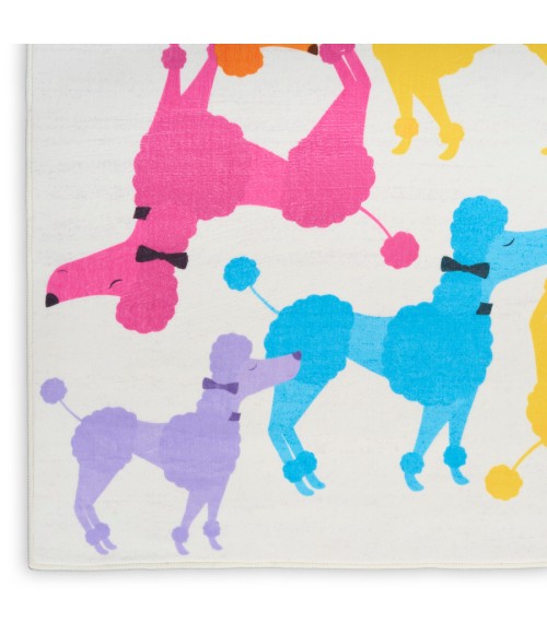 Nourison Home Imagination Ivory Multicolor IMA20 4 ft. X 6 ft. Rectangle Rug