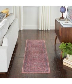 Nicole Curtis Nicolecurtis Series1 - Sr102 Brick Area Rug 2 ft. X 6 ft. Runner