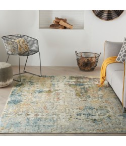 Nourison Trance - Trc05 Ivory Multicolor Area Rug 5 ft. 3 X 7 ft. 3 Rectangle