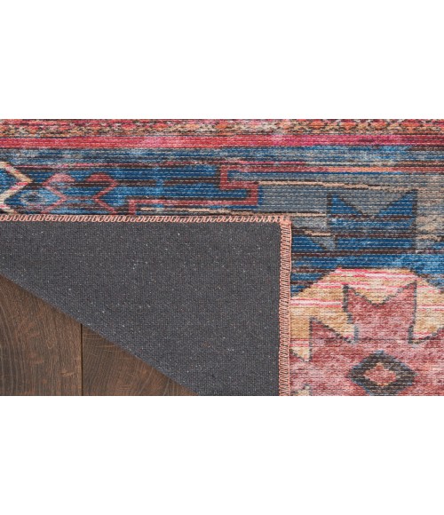 Nicole Curtis Machine Washable Series 1 Multicolor SR106 2 ft. 2 in. X 12 ft. Rectangle Rug