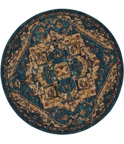 Nourison 2020 - Nr206 Teal Area Rug 7 ft. 5 X Round