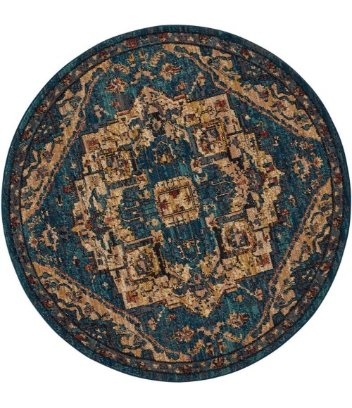 Nourison 2020 Round Area Rug NR206-Teal