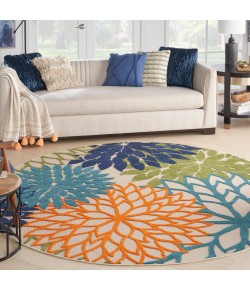 Nourison Aloha - Alh05 Multicolor Area Rug 10 ft. X Round
