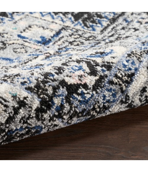 Nourison Passion Area Rug PSN03 Black Ivory 5'3" x 7'3"