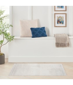 Nourison Astra Washables - Asw10 Ivory Area Rug 3 ft. 3 in. X 5 ft. Rectangle