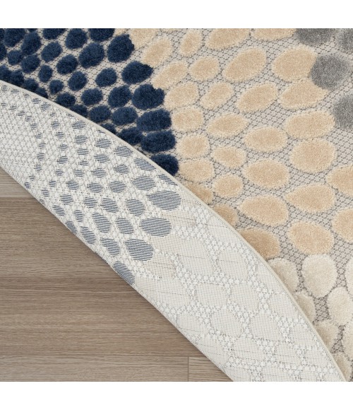 Nourison Aloha Area Rug ALH29 Blue/Grey