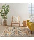 Nourison Allur Area Rug ALR03 Ivory Multicolor