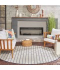 Nourison Twist Reversible Navy TWS01 8 ft. X Round Rug
