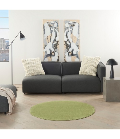 Nourison Essentials Green Area Rug NRE01-Green