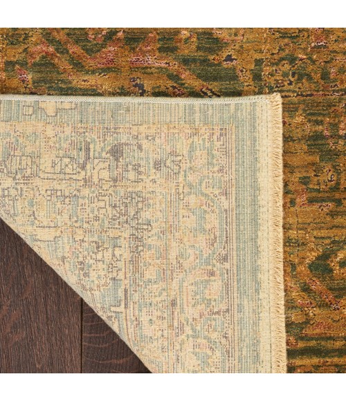 Nourison Luxurious Olive LRS01 8 ft. X 10 ft. Rect. Rug