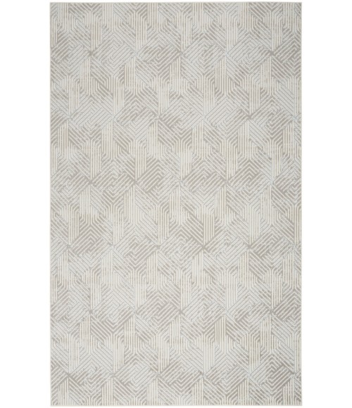 Nourison Grafix Grey GRF39 7 ft. 10 in. X 9 ft. 10 in. Rectangle Rug