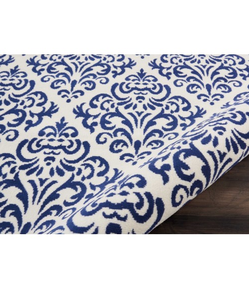 Nourison Grafix Area Rug GRF06-White/Blue