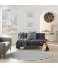 Nourison Essentials Silver Grey Area Rug NRE01-Silver Grey