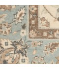 Nourison Living Treasures Area Rug LI16-Ivory/Aqua