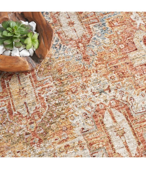 Nourison Sahar Rust SHR01 4 ft. X 6 ft. Rect. Rug