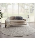 Nourison Jubilant Round Area Rug JUB09-Grey