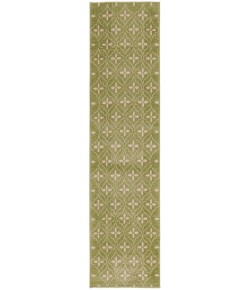 Nourison Home Nourison Essentials Green Ivory NRE04 2 ft. 2 in. X 7 ft. 6 in. Rectangle Rug