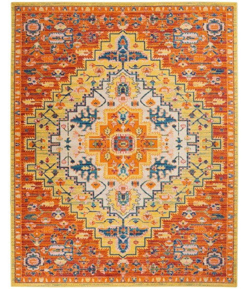 Nourison Allur Area Rug ALR04-Red Multicolor