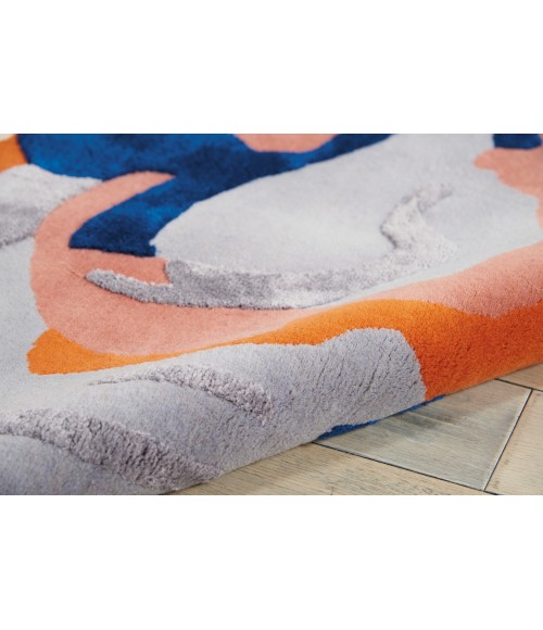 Portfolio Portfolio Woodson & Rummerfield Navy WR500 8 ft. X 10 ft. Rect. Rug