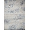 Nourison Somerset - St74 Silver Blue Area Rug 3 ft. 6 X 5 ft. 6 Rectangle