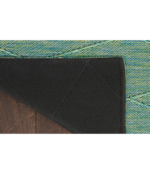 Nourison Practical Solutions Blue Green PSL01 7 ft. X 10 ft. Rectangle Rug