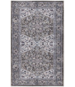 Nicole Curtis Machine Washable Series 1 Olive Ivory SR104 3 ft. X 5 ft. Rectangle Rug