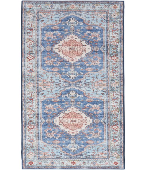 Nourison Fulton Blue FUL11 1 ft. 10 in. X 5 ft. Rectangle Rug