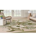 Nourison Aloha Ivory Green Rug ALH33 9 ft. X 12 ft. Rectangle - Rugs Town Nourison Aloha Ivory Green ALH33 9 ft. X 12 ft. Rectangle Rug