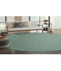 Nourison Practical Solutions Blue Green PSL01 8 ft. Round Rug