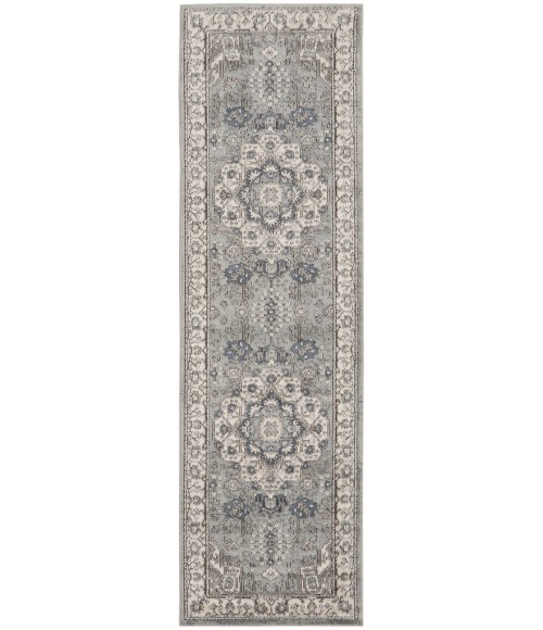 Nourison Quarry Grey/Ivory QUA07 8 ft. Rect. Rug