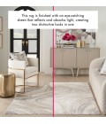 Inspire Me! Home Décor Brushstrokes Area Rug Inspire Me! Home Décor Brushstrokes Area Rug BSK03 Cream Grey