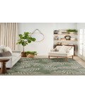 Nourison Garden Oasis Green Ivory Rug GOA01 9 ft. X 12 ft. Rectangle - Rugs Town Nourison Garden Oasis Green Ivory GOA01 9 ft. X 12 ft. Rectangle Rug