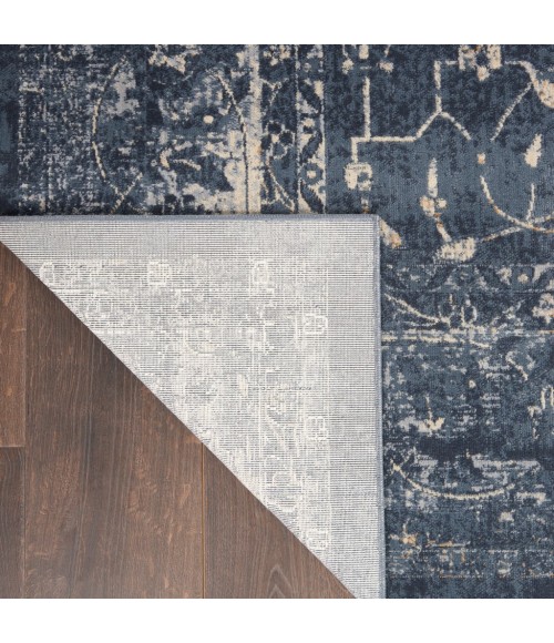 kathy ireland Home Malta Area Rug MAI11-Navy