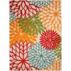 Nourison Aloha - Alh05 Green Area Rug 6 ft. X 9 ft. Rectangle