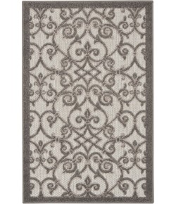 Nourison Aloha - Alh21 Grey Charcoal Area Rug 2 ft. 8 X 4 ft. Rectangle