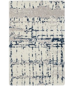 Nourison Twilight - Twi10 Ivory Navy Area Rug 2 ft. X 3 ft. Rectangle
