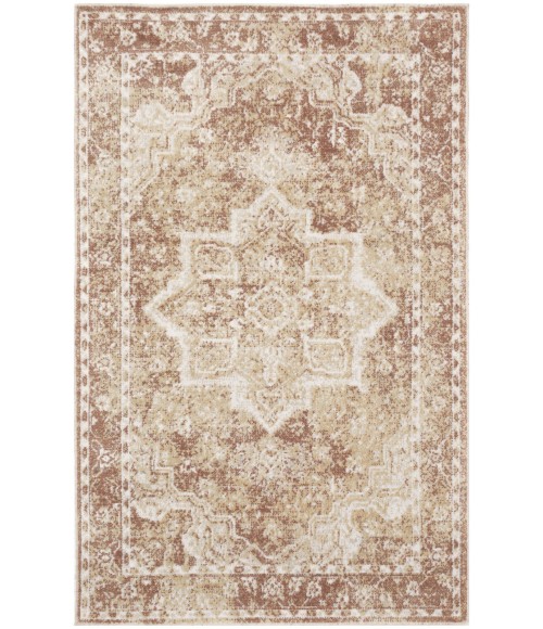 Nourison Astra Machine Washable Rust ASW12 3 ft. 3 in. X 5 ft. Rect. Rug