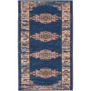 Nourison Passion Navy PSN03 2 ft. 2 in. X 10 ft. Rectangle Rug