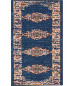 Nourison Home Passion PSN03 Navy 2 ft. 2 in. X 10 ft. Area Rug