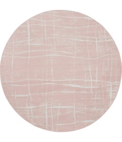 Nourison Whimsicle - Whs09 Pink Ivory Area Rug 8 ft. X Round
