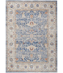 Nicole Curtis Series 4 SR402 Light Blue Grey 4 ft. X 6 ft. Area Rug