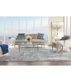 Nourison Ellora - Ell01 Blue Area Rug 8 ft. 6 X 11 ft. 6 Rectangle