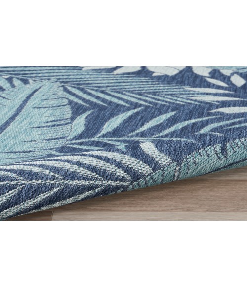 Nourison Garden Oasis Navy GOA02 5 ft. X 7 ft. Rectangle Rug