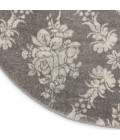 Nourison Tranquil Round Area Rug TRA09-Grey/Pink