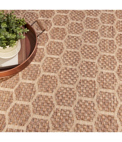 Nourison Reversible Indoor Outdoor Natural RVB01 10 ft. X 14 ft. Rect. Rug