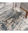 Kathy Ireland American Manor Area Rug AMR04 Ivory Blue 7'10" x 9'10"